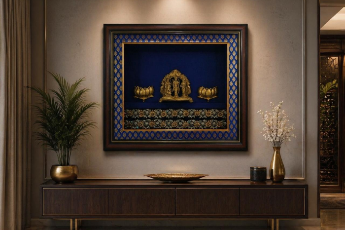 Brass Idols in Frame