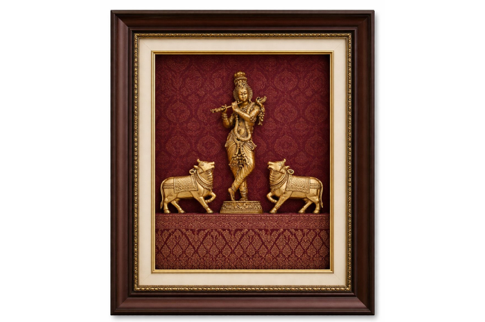 Brass Idols in Frame