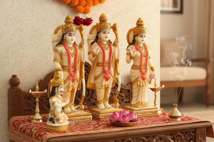 Manufacturer, Exporter, Importer, Supplier, Wholesaler, Retailer, Trader of Ram Darbar Murti in New Delhi, Delhi, India.