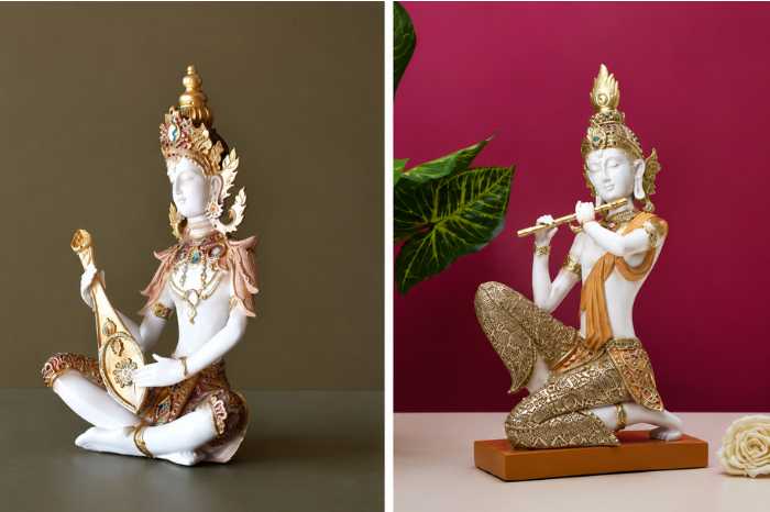 Manufacturer, Exporter, Importer, Supplier, Wholesaler, Retailer, Trader of Thai Buddha Musician Statue in New Delhi, Delhi, India.